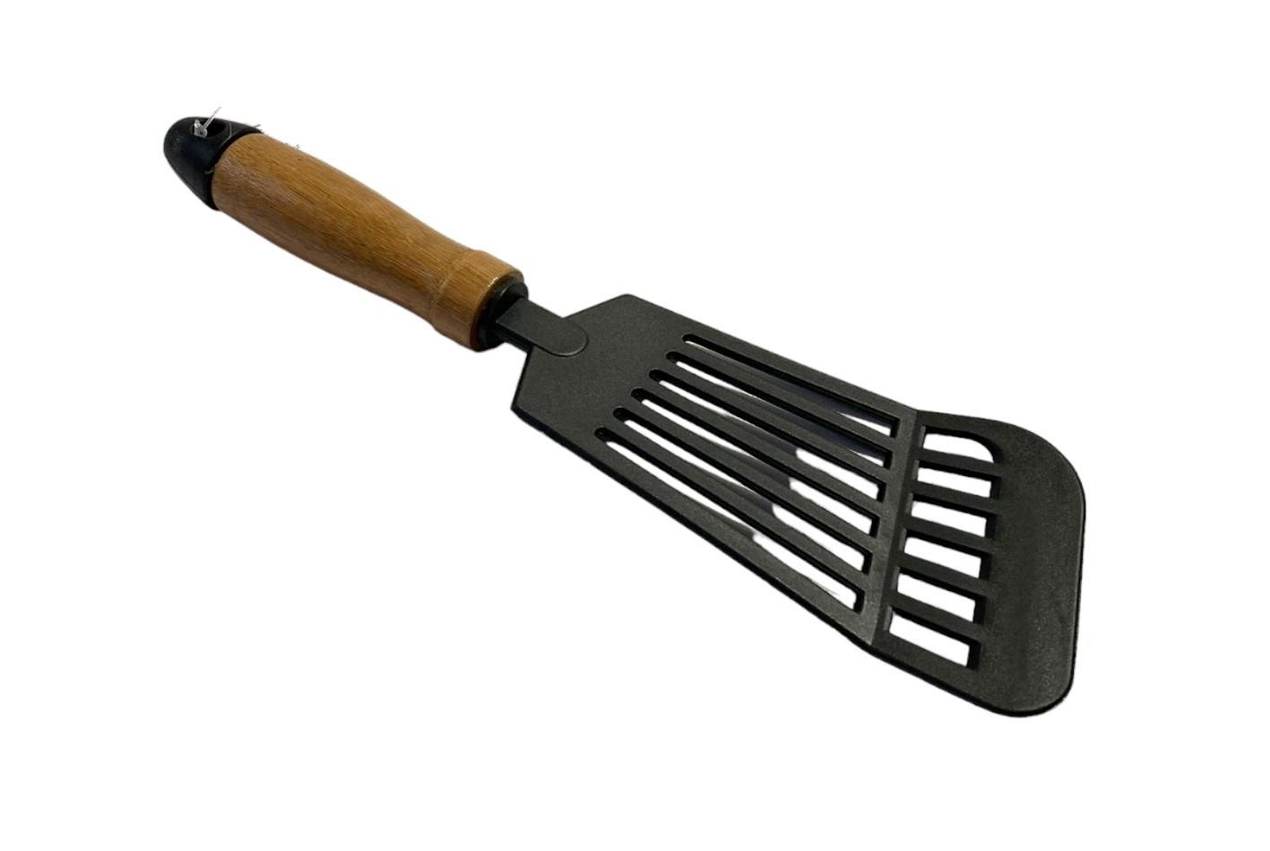 Espatula larga calad nylon m/madera