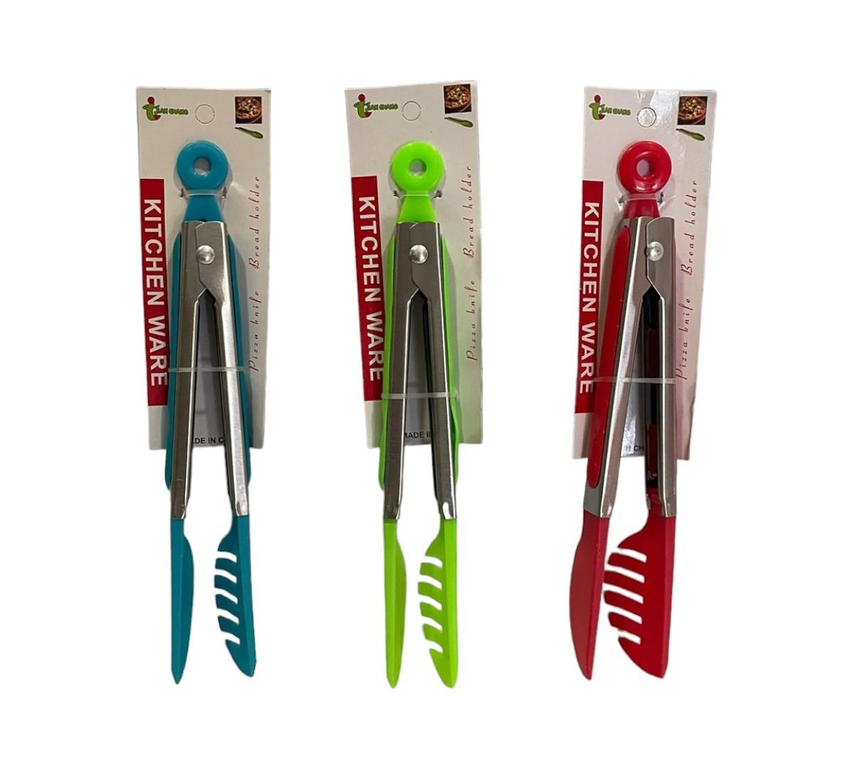 Pinza p/ensalada chica 23cm c/goma