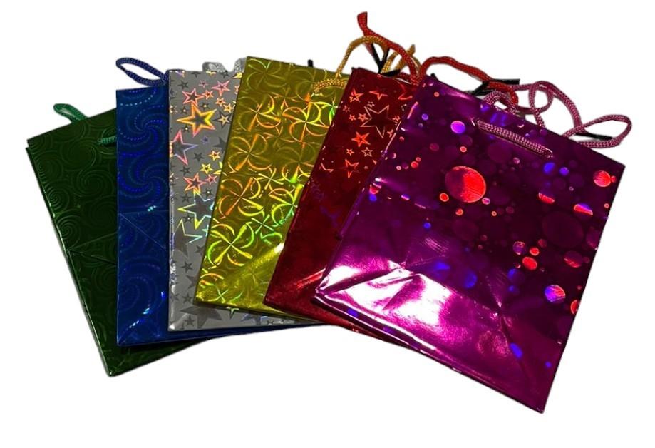 Bolsa de papel estampada chica