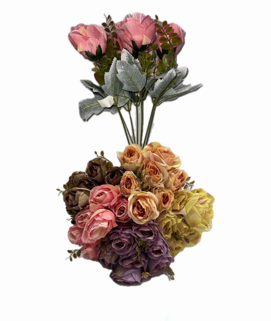 Ramo flores grandes 10 cabezas