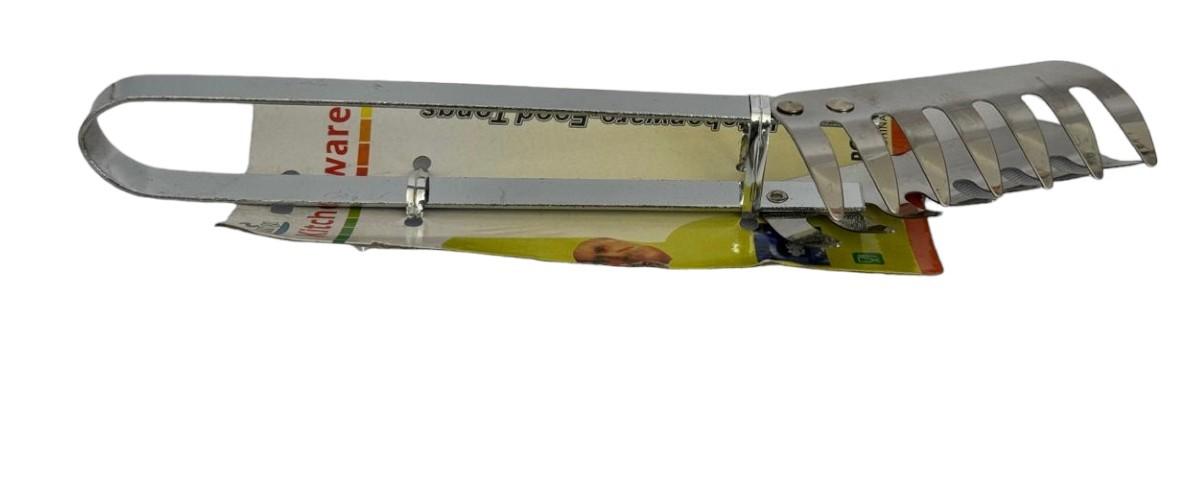 Pinza tenedor de acero