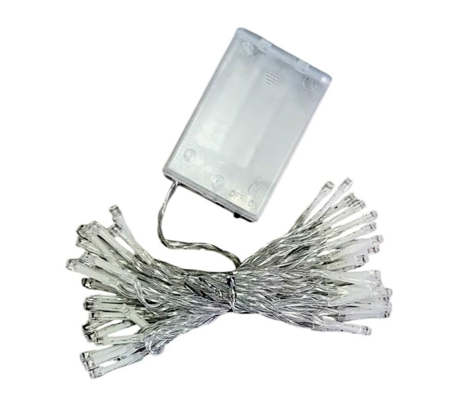 Luz de neon 50 luces led x5MT en bolsa a pila fria