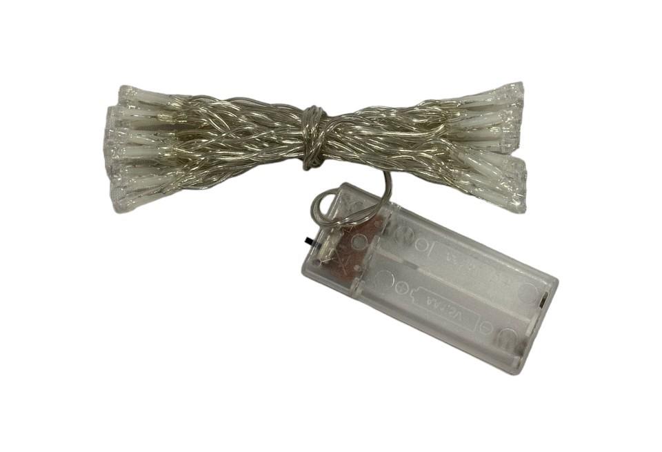 Luz led x30 luces x3MTRS a pila en bolsa fria
