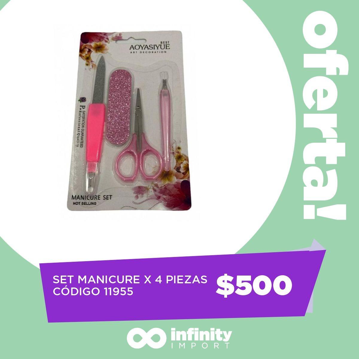 SET MANICURE X 4 PIEZAS EN BLISTER      