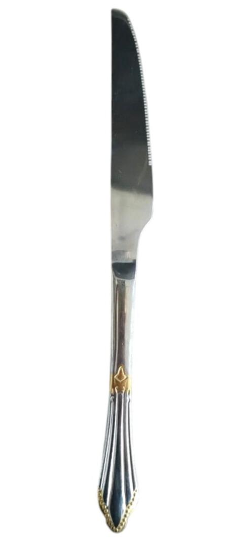 CUCHILLO ACERO C/DETALLE X 1