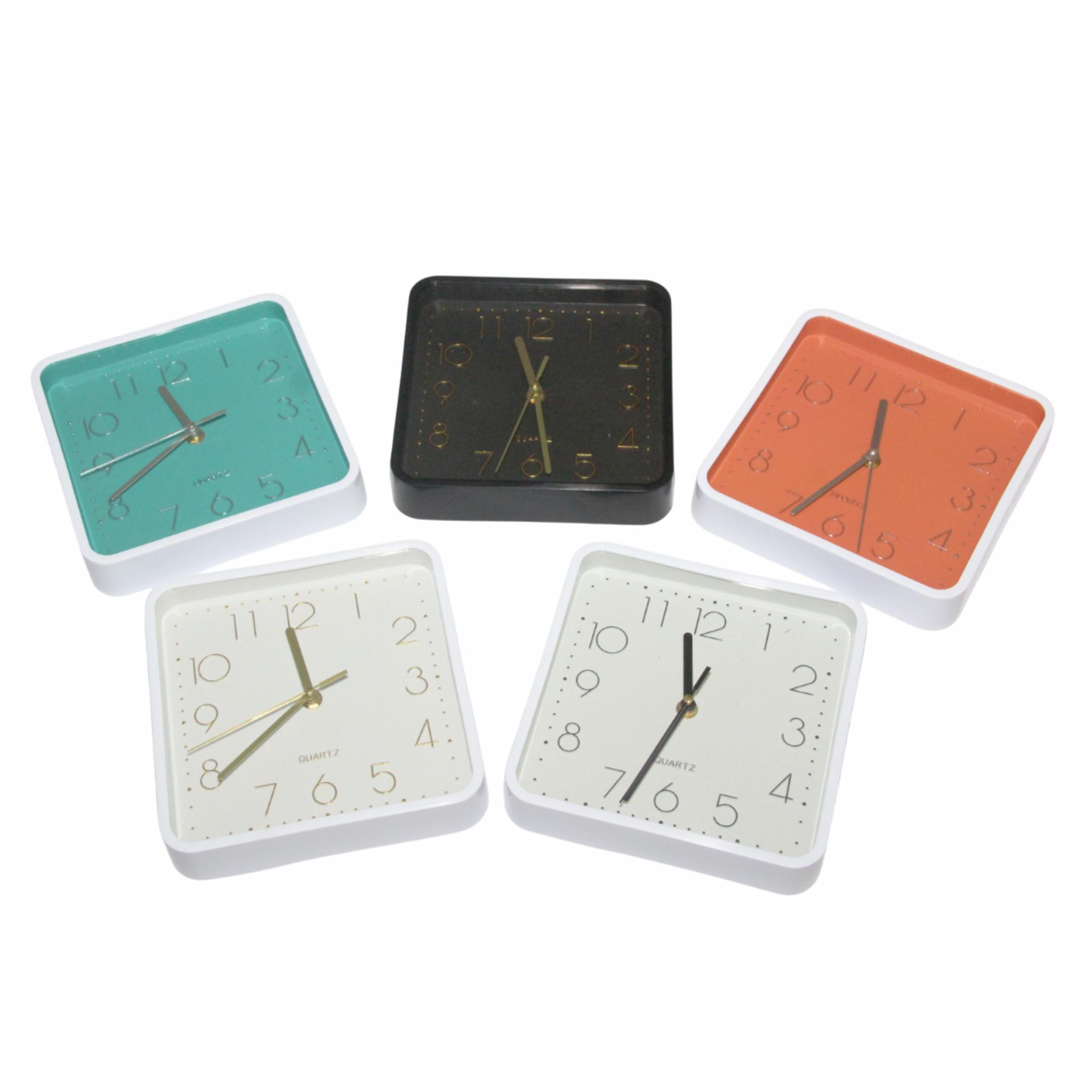 RELOJ DE PARED CUADRADO 20CM