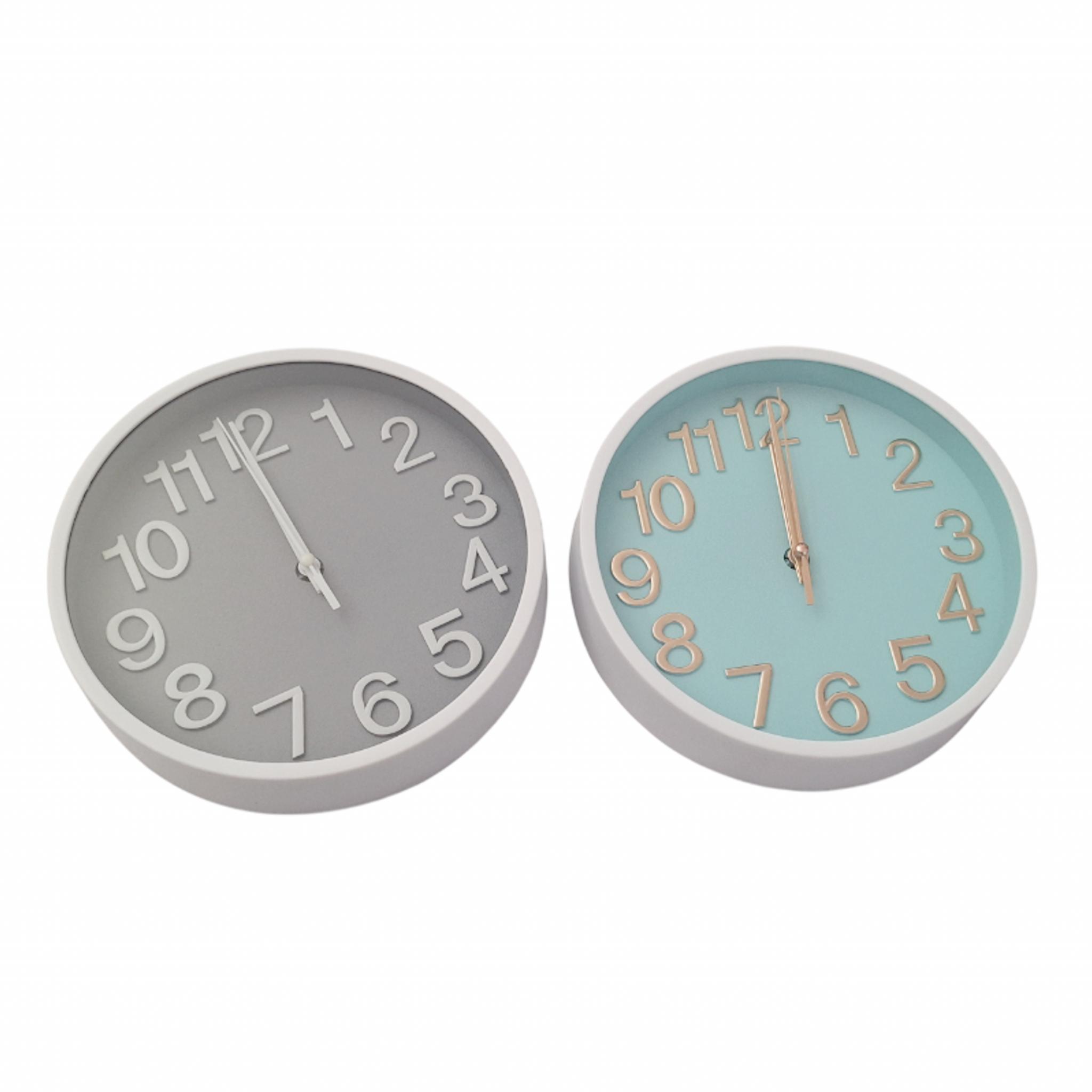 RELOJ DE PARED REDONDO 19CM