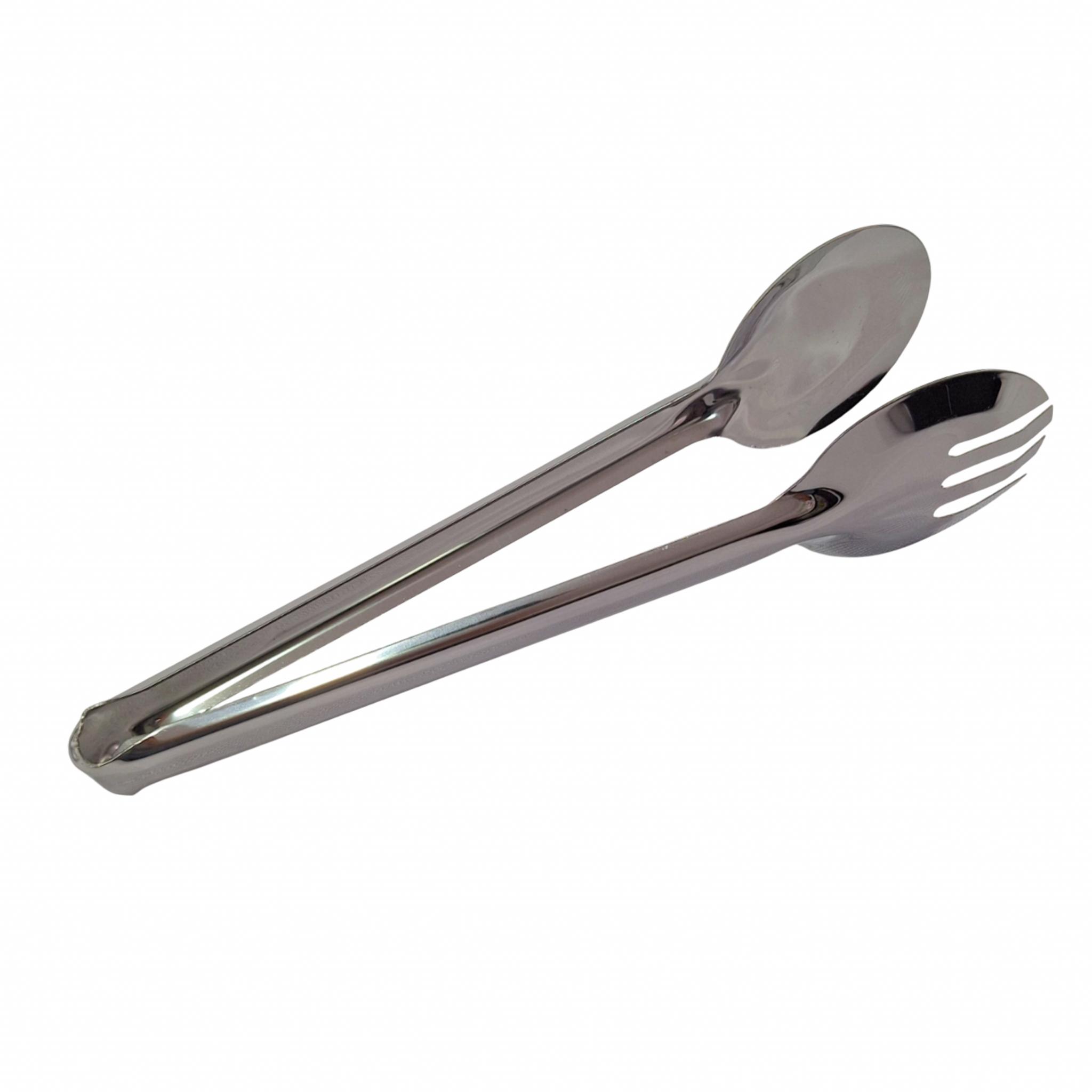 PINZA CUCHARA ACERO EN BOLSA 23CM