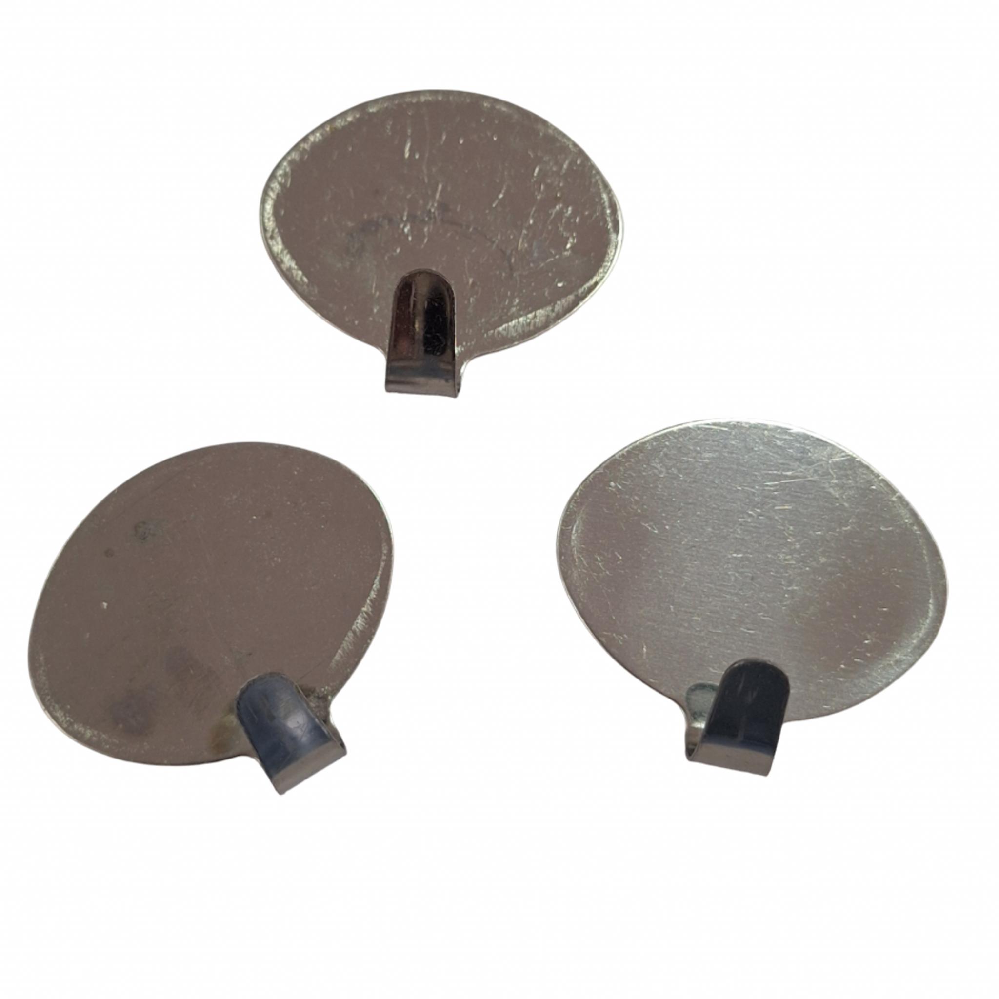 PERCHITA  X 3 ACERO OVAL 4.5CM