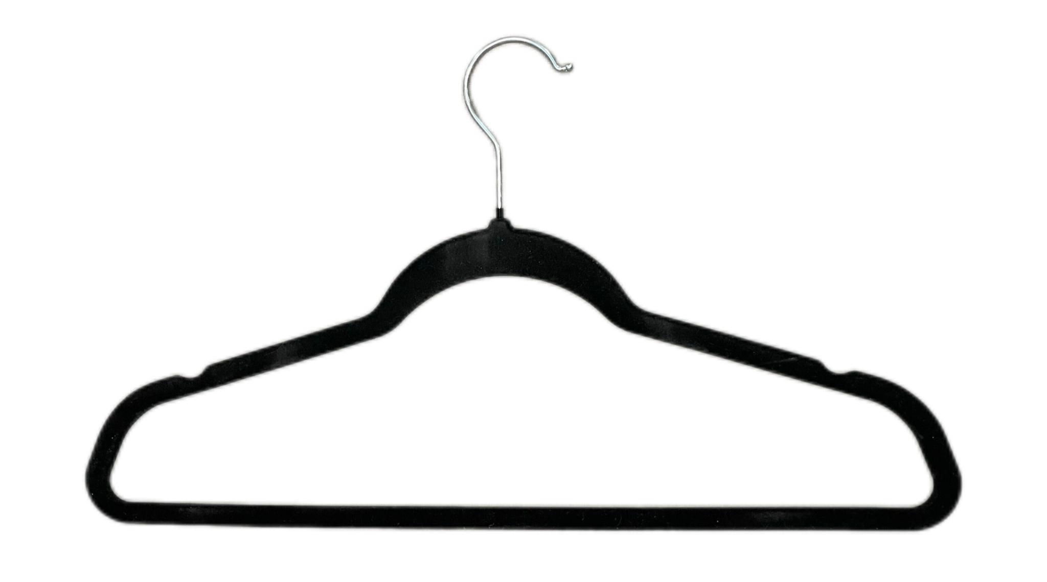 PERCHA PLASTICA C/FELPA X 1 UNIDAD 45CM