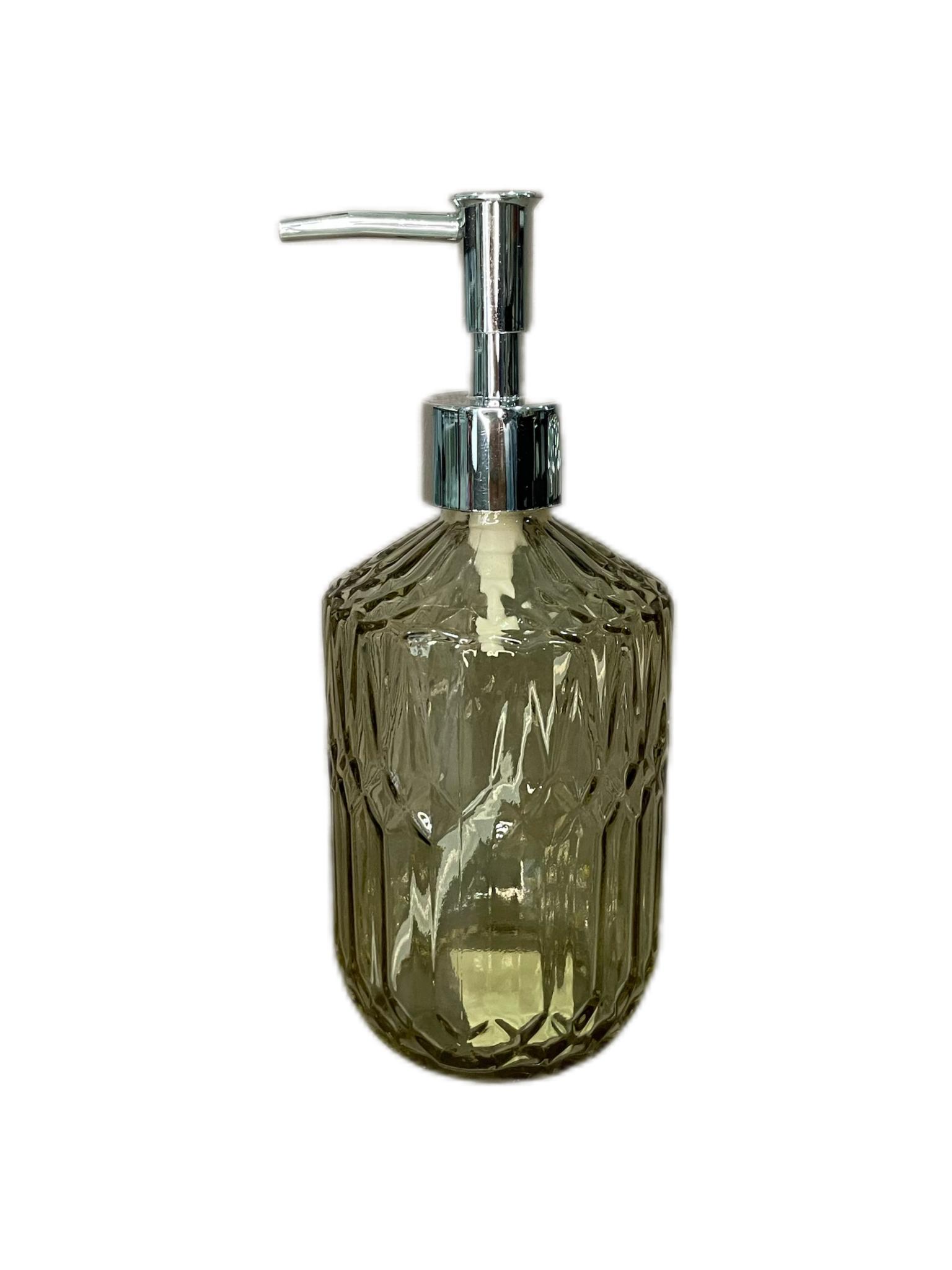 DISPENSER JABON DE VIDRIO COLOR 20X7