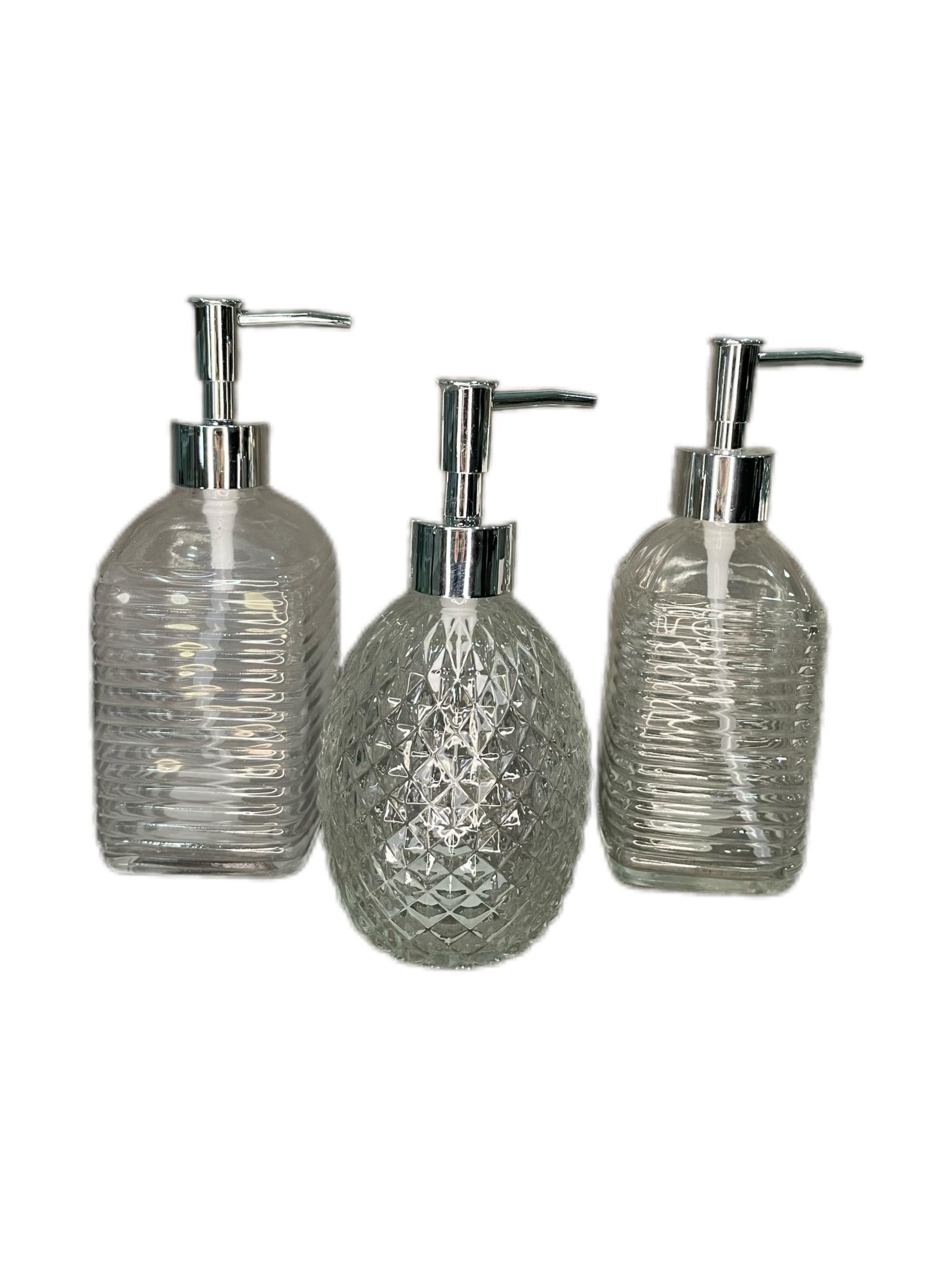 DISPENSER JABON DE VIDRIO V/MOD 20X6
