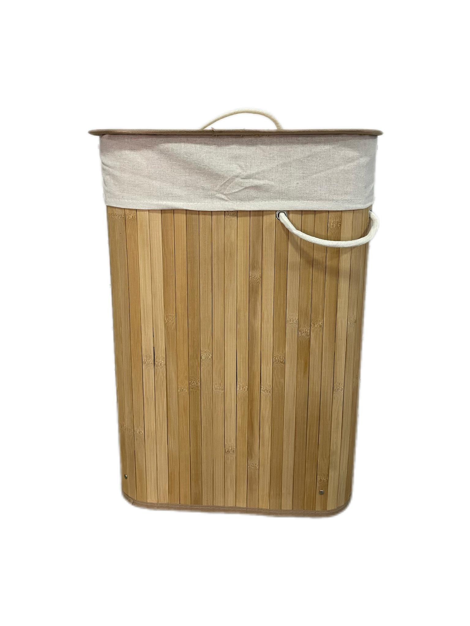 CANASTO PARA ROPA RECT MAD 60X43X33