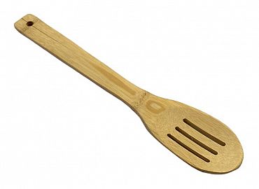 Cuchara calada de bambu 30cm