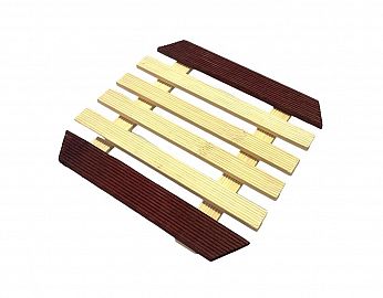 Posa pava bambu cuadrado