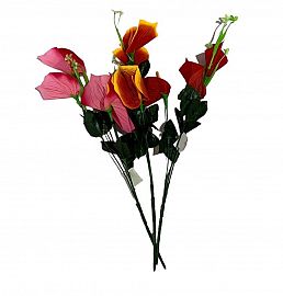 Ramo de flores grandes cala 3 cabezas