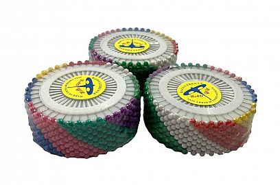 Pack x12 ruedas de alfileres satinados