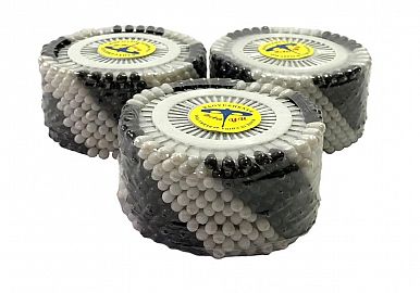 Pack x12 ruedas de alfileres b y n