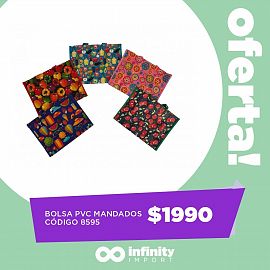 BOLSA PVC MANDADOS 40X30X15        