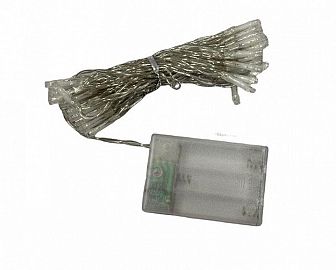 Luz led 50 luces x5 mt a pila en bolsa fria