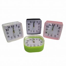 RELOJ DESPERTADOR CUADRADO 8.5 CM
